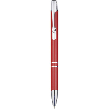 Logo trade corporate gifts picture of: Moneta recycled aluminium ballpoint pen (blue ink)