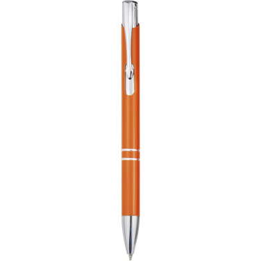 Logo trade corporate gift photo of: Moneta recycled aluminium ballpoint pen (blue ink)