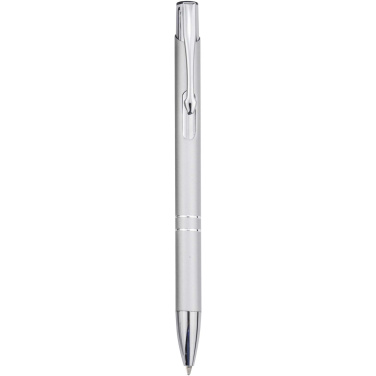 Logo trade corporate gifts picture of: Moneta recycled aluminium ballpoint pen (blue ink)