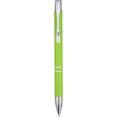 Logotrade promotional merchandise photo of: Moneta recycled aluminium ballpoint pen (blue ink)