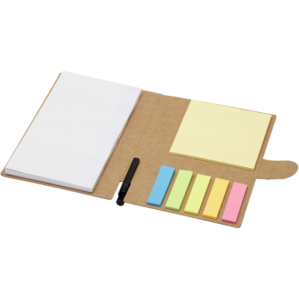 Logotrade promotional merchandise image of: Swift sticky notes booklet with ballpoint pen (black ink)