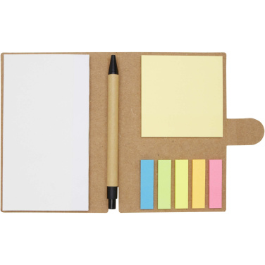 Logo trade promotional products picture of: Swift sticky notes booklet with ballpoint pen (black ink)