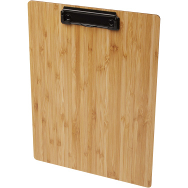 Logo trade promotional merchandise picture of: Tavula bamboo clipboard