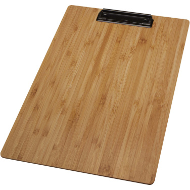 Logo trade advertising products image of: Tavula bamboo clipboard