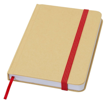 Logo trade corporate gift photo of: Reed A6 recycled hard cover notebook with plain pages