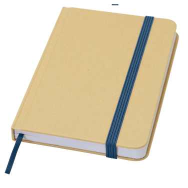 Logo trade promotional merchandise photo of: Reed A6 recycled hard cover notebook with plain pages