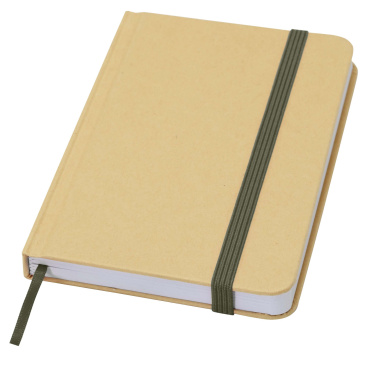 Logo trade promotional products picture of: Reed A6 recycled hard cover notebook with plain pages