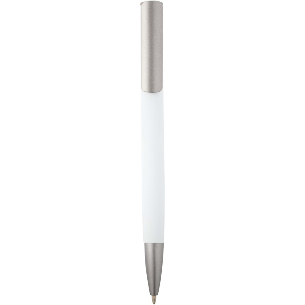 Logo trade promotional gift photo of: Ziguur recycled aluminium ballpoint pen (black ink)