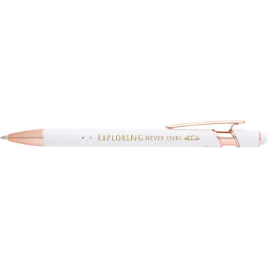 Logo trade promotional items image of: Nanna ballpoint pen with rose gold finish (black ink)