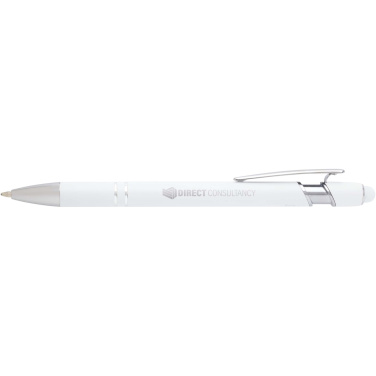 Logo trade advertising product photo of: Kish ballpoint pen with silver finish (black ink)