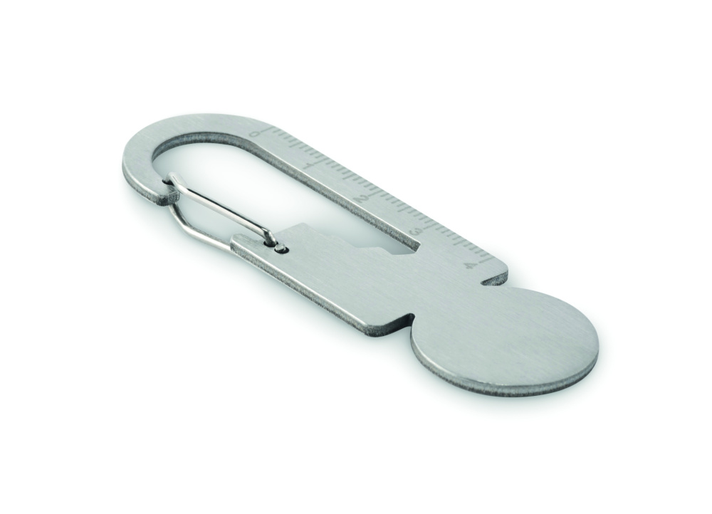 Logo trade promotional gift photo of: Multifunctional key ring token