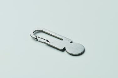 Logo trade corporate gifts image of: Multifunctional key ring token