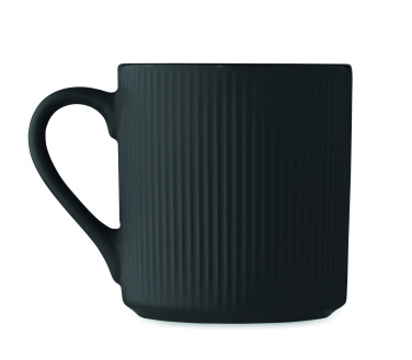 Logotrade promotional product picture of: Ribbed ceramic mug mat 340 ml