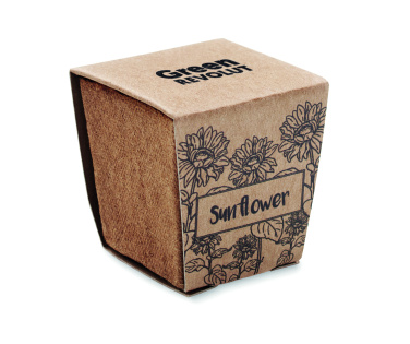 Logo trade promotional giveaways image of: Sunflower growing kit