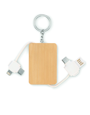 Logotrade promotional product picture of: Key ring charging cable