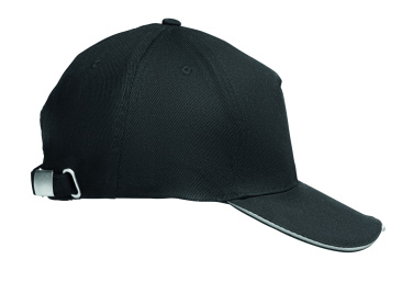 Logo trade promotional gifts picture of: 5 panel LED cotton cap 220gr/m²