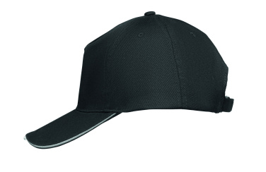 Logo trade promotional items image of: 5 panel LED cotton cap 220gr/m²