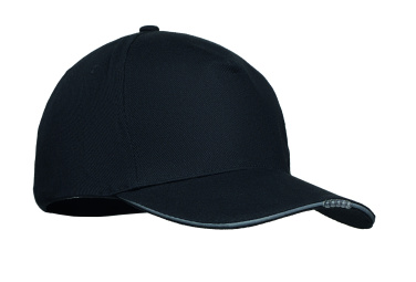 Logotrade corporate gift picture of: 5 panel LED cotton cap 220gr/m²