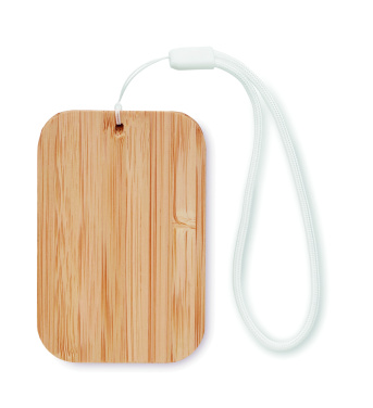 Logo trade business gift photo of: 15W wireless charger in bamboo