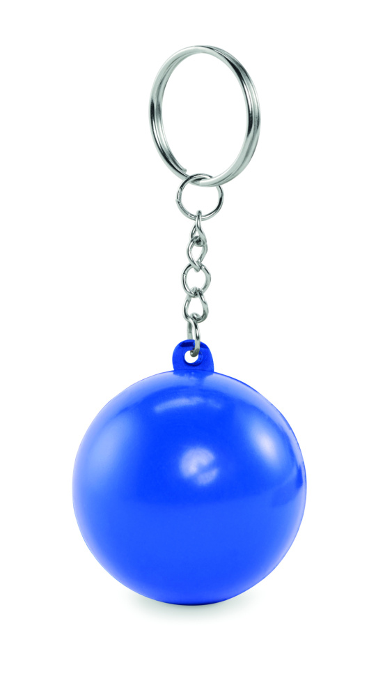 Logo trade promotional gifts image of: PU ball shape key ring