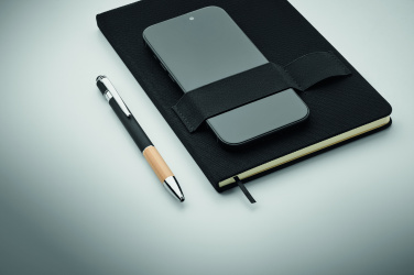 Logotrade corporate gift image of: A5 RPET notebook with pen