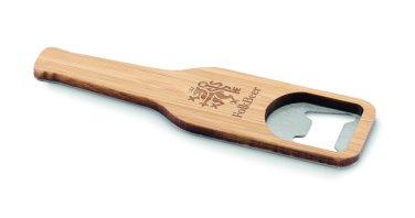 Logotrade corporate gift picture of: Bamboo bottle opener