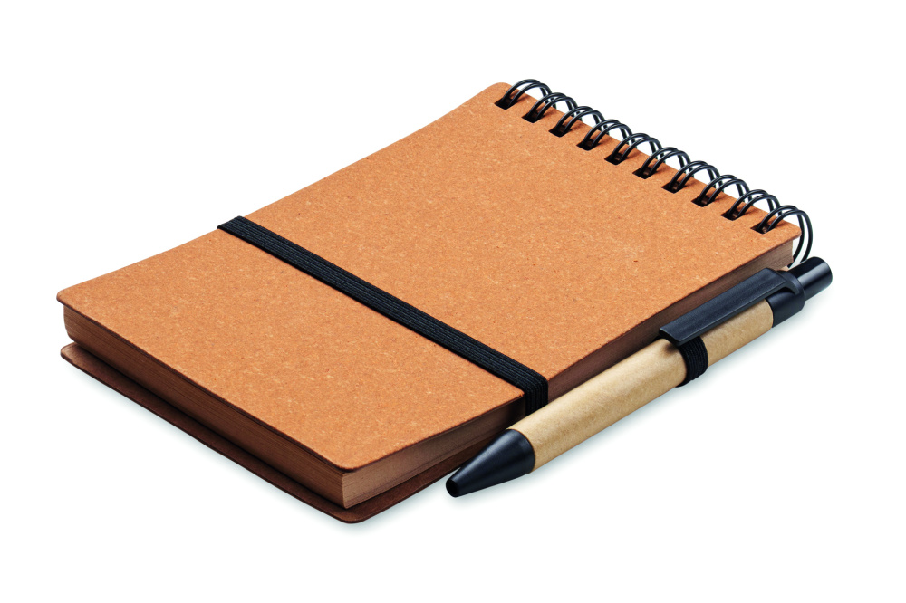 Logotrade promotional merchandise image of: Recycled notebook with ball pen