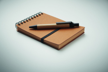 Logotrade advertising product image of: Recycled notebook with ball pen