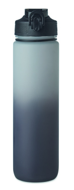 Logo trade promotional gifts image of: Sports water bottle RPET 1L