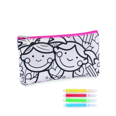 Logotrade business gift image of: Pencil case with markers