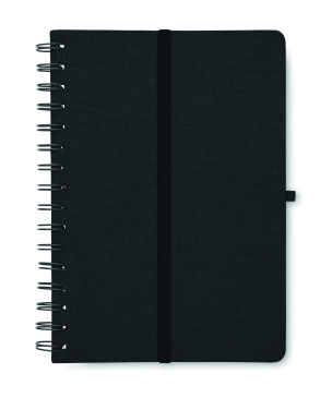 Logo trade promotional products image of: A5 notebook with phone holder