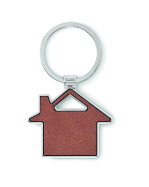 Logotrade promotional products photo of: House shaped key ring