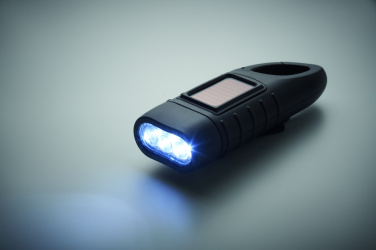 Logotrade promotional giveaway picture of: Solar torch with dynamo crank