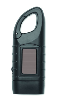 Logotrade corporate gifts photo of: Solar torch with dynamo crank