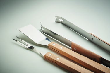 Logo trade promotional giveaway photo of: Oakwood barbecue set