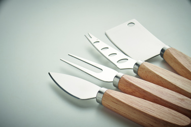Logotrade promotional item picture of: Set of 4 cheese knives
