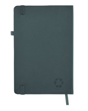 Logotrade promotional gift picture of: Recycled Leather A5 notebook
