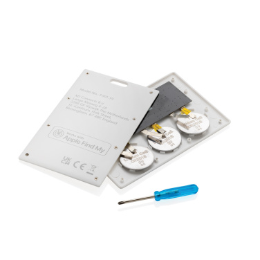 Logo trade business gifts image of: Findcard RCS recycled plastic item finder card