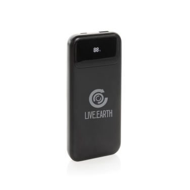Logo trade advertising products picture of: Turbopack RCS rplastic powerbank 10.000 integrated cables