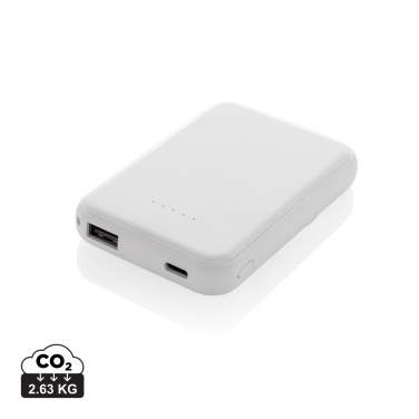 Logotrade business gifts photo of: Stellar RCS recycled plastic 5000 mah 5W magnetic powerbank