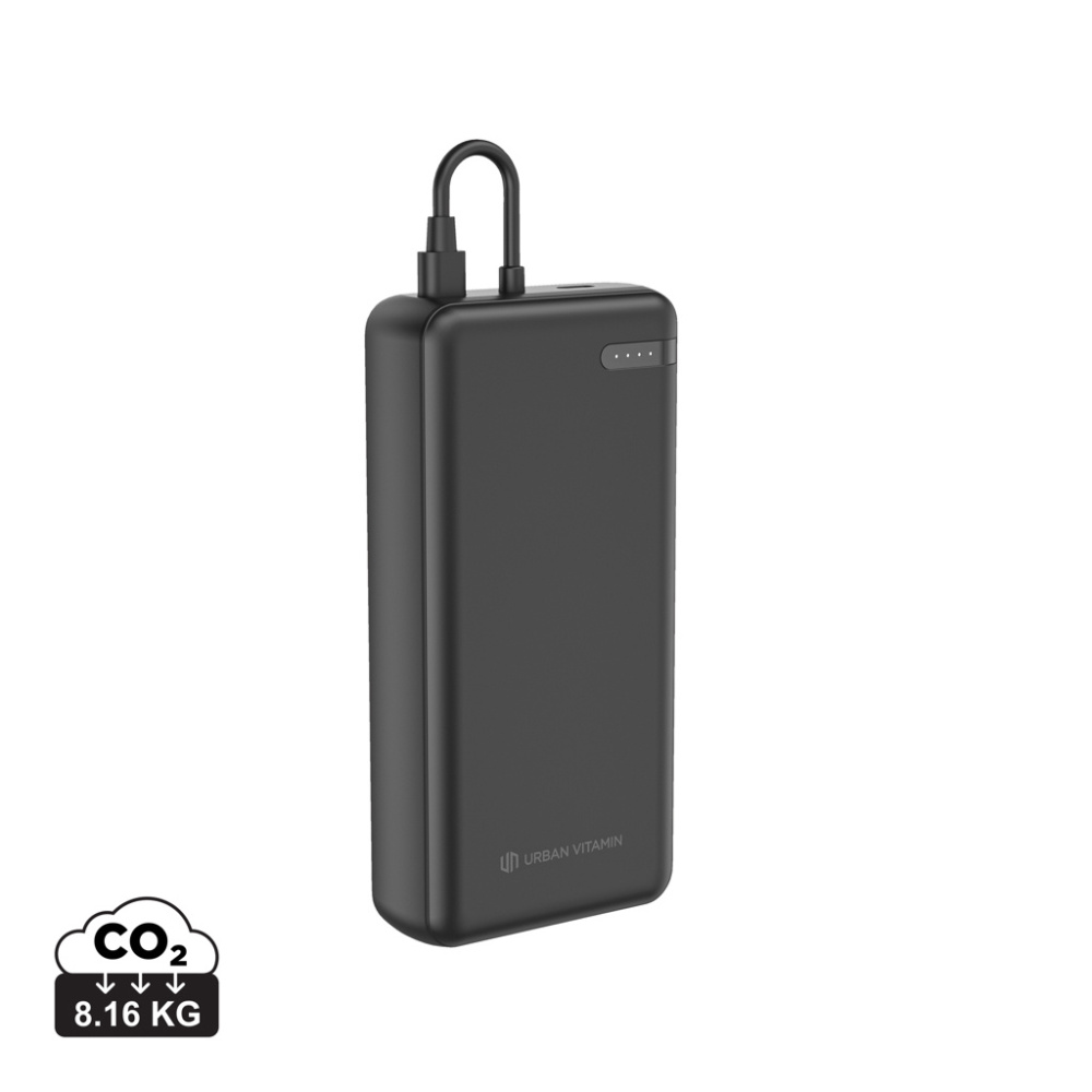 Logotrade promotional product image of: Urban Vitamin Menlo Park RCS rplastic 20,000 20WPD powerbank