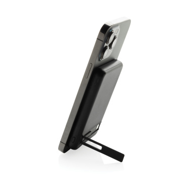 Logo trade promotional product photo of: Zen RCS rplastic 5000 mah 5W magnetic bamboo powerbank