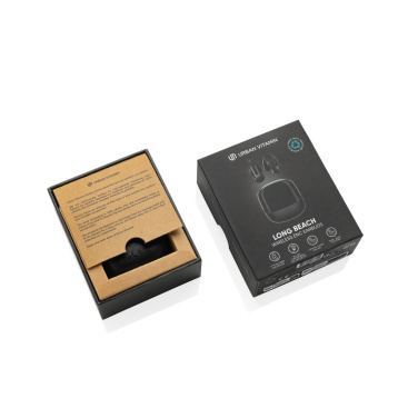 Logo trade promotional gifts picture of: Urban Vitamin Long Beach ENC rplastic wireless earbuds