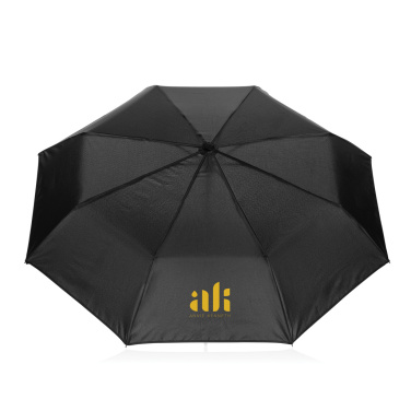 Logo trade business gift photo of: Swiss Peak Vito Aware™ RPET 21 inch auto open/close umbrella