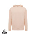 Iqoniq Yengo recycled cotton hoodie with sidepockets, peach nectar