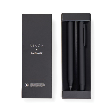 Logotrade promotional product picture of: VINGA Baltimore RCS pen set