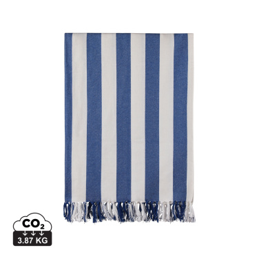 Logotrade promotional item picture of: VINGA Ornos GRS recycled cotton hammam towel