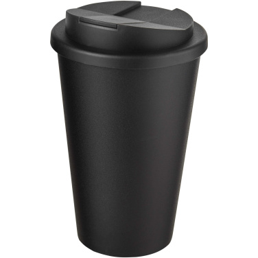 Logo trade promotional gift photo of: Americano® Eco 350 ml recycled tumbler with spill-proof lid