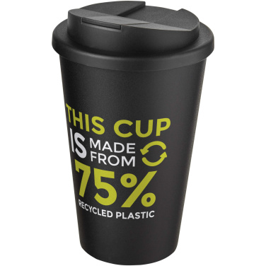 Logo trade promotional item photo of: Americano® Eco 350 ml recycled tumbler with spill-proof lid