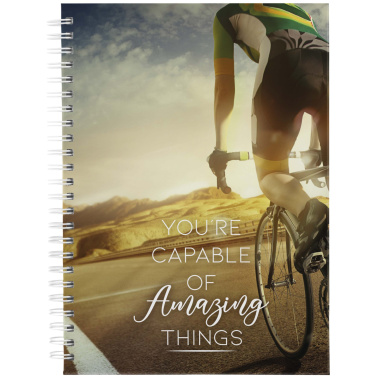 Logotrade corporate gift picture of: Desk-Mate® A5 hard cover undated diary